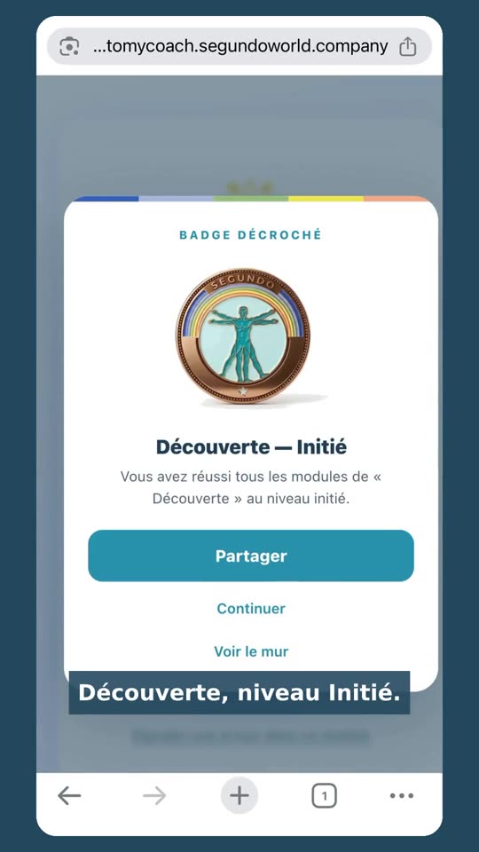Les badges, du palier Initié à l'Expert